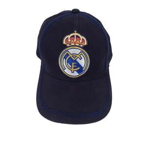 Real Madrid Since 1902 Crest Cotton Navy Soccer Football Adjustable Hat Cap